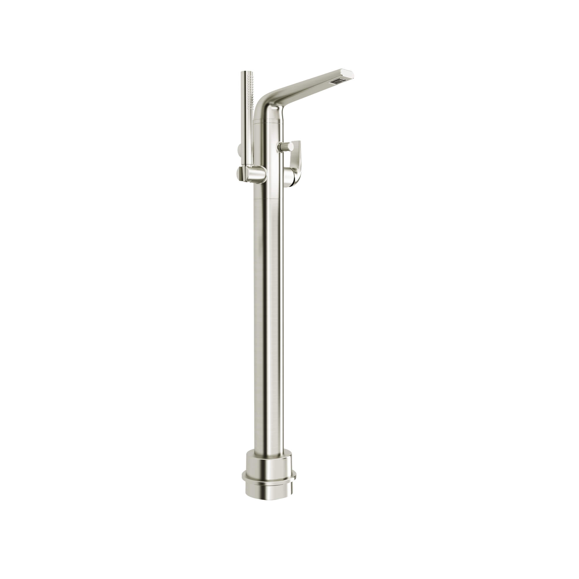 DXV Modulus Single Handle Floor Mount Bathtub Filler with Hand Shower and Lever Handle